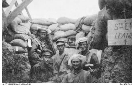 12th Bn. Observation post Gallipoli, August 1915. Photographer unknown, photograph source AWM P01436.003