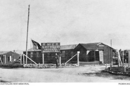 2nd Australian General Hospital, Wimereux. Photographer unknown, photograph source AWM P02804.002