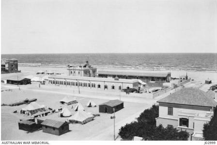 2nd Stationary Hospital in Port Said 1916. Photograph donated by M.E. McCarthy, photograph source AWM J02999