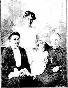 4 Generations. Mrs Jones, Mrs Godley(nee Jones), Ivy Godley, Mrs G.Best. Photograph source Western Mail 12.12.1908 p26