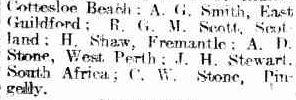 A.G. Smith Missing in Action. Image source Kalgoorlie Miner 5.9.1916 p1