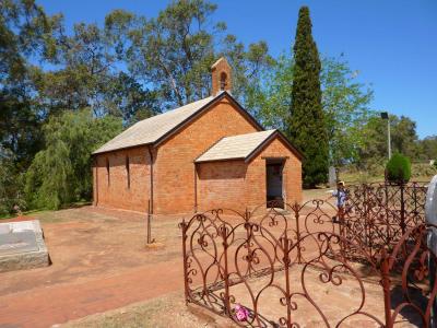 All Saints Church, Upper Swan. Barrett-Lennard was buried in the church yard