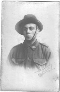 Private Charles Cecil Rhodes. 1914. Photograph reproduced with permission of D. Rhodes