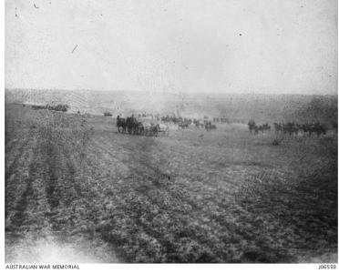 Australian Light Horse at the Battle of Gaza March 1917. Image courtesy AWM J06558