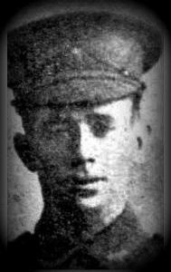 William Barlow in WW1 Uniform. Photograph reproduced with permission of M. Roberts