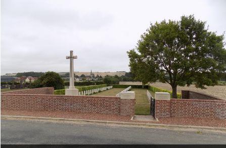 Bonnay Communal Cemetery Extension. Photographer unknown, photograph source CWGC