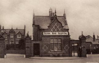 Brook War Hospital, Greenwich c 1915. Photograph source- post card Greenwich Heritage Trust