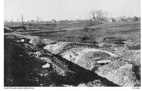 Bullecourt, France 1917. Photographer unknown, photograph source AWM H1236