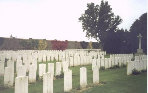 Busigney Communal Cemetery Extension. Photograph source CWGC website