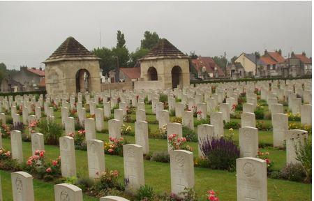 Calais Southern Cemetery, France. Photographer unknown, photograph source CWGC