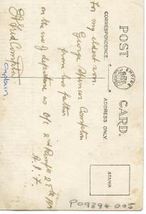 Rear of Postcard