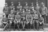 Group of 32nd Bn. NCOs at Hurdcott Camp 1917. Cpl. Liddington 2nd from left. Photo source AWM P09291.187