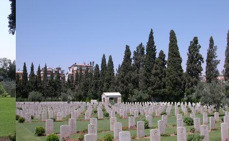 Damascus Military Cemetery. Photographer unknown, photograph source CWGC website