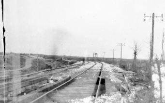 Dernancourt, the Amiens-Albert railway, scene of battle in April 1918. Photographer unknown, photograph source AWM E03794