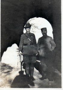 Lieut. Harold Arthur Devenish in France c1916. Photo source SGHS PH2000-102