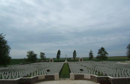 Flers Cemetery, Somme, France. Photographer unknown, photograph source CWGC