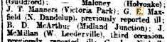 G E Maxfield, wounded previously reported sick. The West Australian 19.9.1916 p8