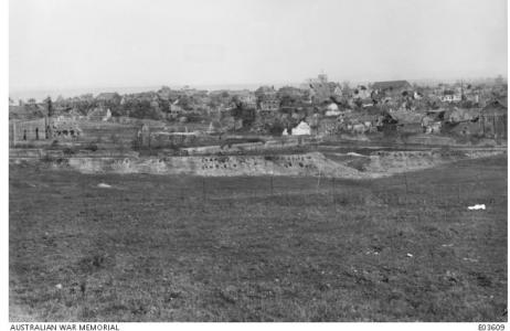 German fortified town of Beaurevoir 1918. Photographer unknown, photograph source AWM E03609