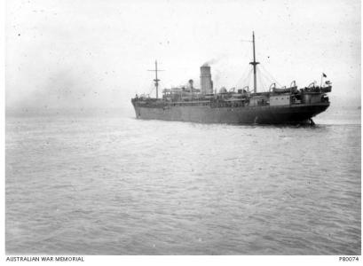 HMAT &#039;Ajana&#039;. Photographer Josiah Barnes, photograph source AWM PB0074