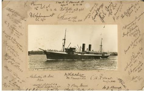 HMAT &#039;Miltiades&#039;. Photographer unknown, photograph source AWM P08559.001