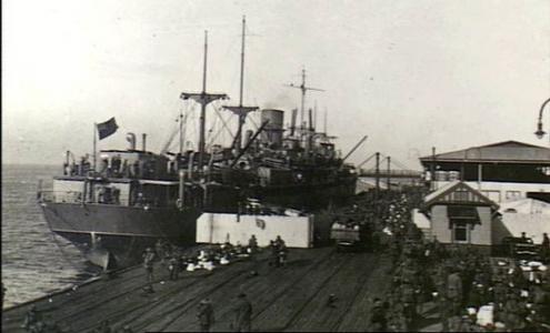 HMAT &#039;Shropshire&#039;. Photographer Hazlewood Rex. Photograph source AWM P01843.001