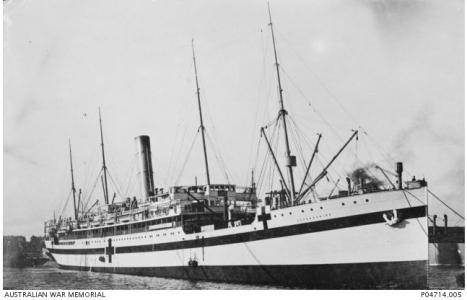 HS &#039;Oxfordshire&#039;. Photographer unknown, photograph source AWM 04714.005