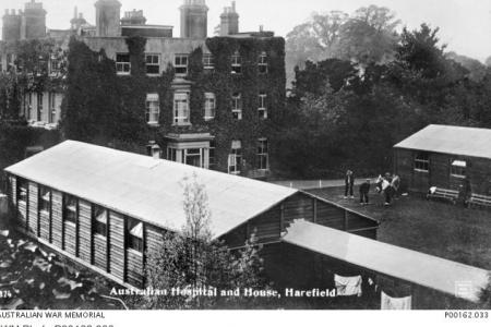 Harefield House and General Hospital No.1. Photographer unknown, photograph source AWM P00162.033