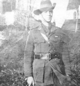 Lieut.Harold Arthur Devenish 1918. Photo source Devenish family