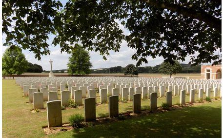 Heilly Station Cemetery, Mericourt, France. Photograph source CWGC