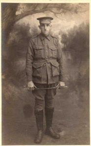 Leslie Frank Piercy 13th Aug 1917 at Blackboy Hill. Photograph donated by G.Poiercy, photograph source SGHS Pictorial Collection