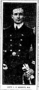 Lieut. Lionel F. Robinson. Photograph source The Journal Adelaide 11.5.1917 p1