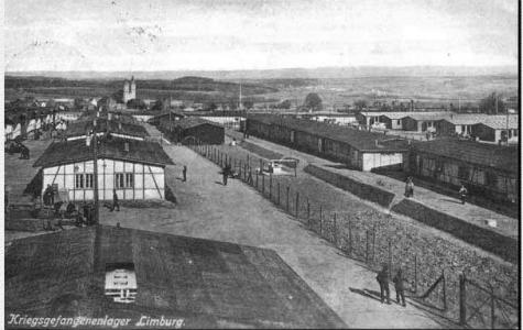 Limburg POW Camp, Germany. Photographer unknown, photograph source Irish Prisoners of War website