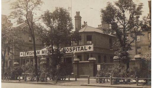 Lewisham Military Hospital WW1. Photographer unknown, photograph source moments-in time-lewisham-hospital