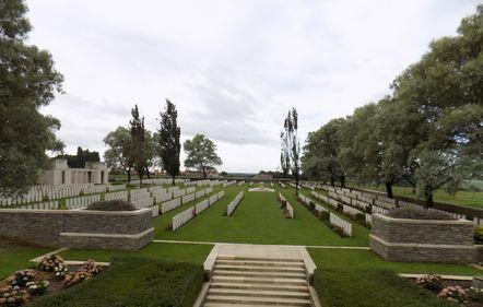 Messines Ridge  British Cemetery. Photographer unknown, photograph source  CWGC