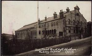 Military Hospital Pitt Hill, Chatham, Kent. Post Card by W.Naylor Rocheste