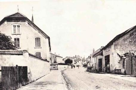 Neufchateau Hospital Road, Neufchateau, France 1919. Postcard Neufchateau Hospital Road, Neufchateau, France 1919. Postcard