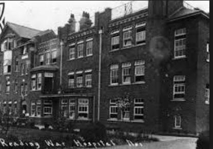 No. 1 War Hospital Reading, Berks. Photograph from Reading Museum, photograph source flickr