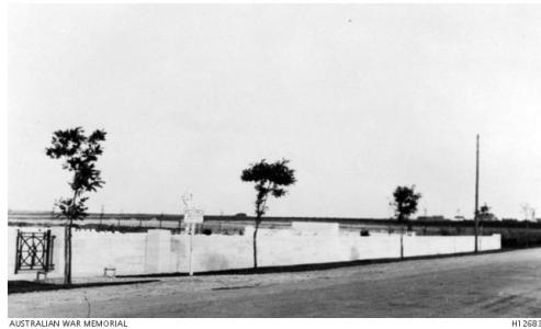 Ovillers-la-Boiselle British Cemetery, Pozieres. Donor Sir Herbert Ellison. Photograph source AWM H12683