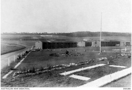 Parkhouse, AIF Training Camp, 1919. Photographer unknown, photograph source AWM D00280