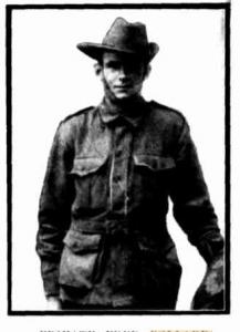 Pte. Frederick Pollard. Photograph source Western Mail 5.11.1915 p28