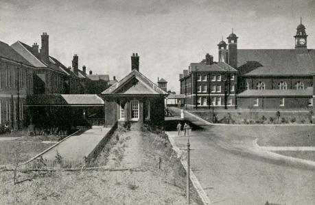 Queen Mary's Military Hospital, Whalley, Lancashire. Photographer unknown, photograph source flickr website
