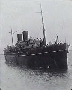 RMS 'Maloja'. Passenger/Cargo ship. Photographer unknown, photograph from the Naval Collection of the AWM 303575