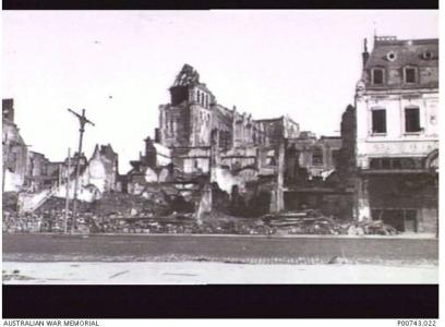  St.Quentin 1918. Photograph donor K. Ince, photograph source AWM P0074.022