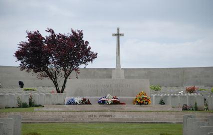 Serre Road Cemetery No.2, Somme, France. Photographer unknown, photograph source CWGC