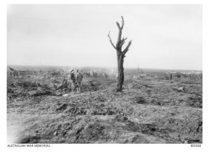  Mouquet Farm, Albert, Somme December 1916. Photographer unknown, photograph source AWM E005 66