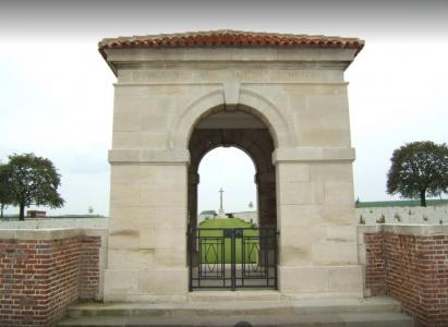 Tincourt Boucly, New British Cemetery. Photographer unknown, photograph source CWGC