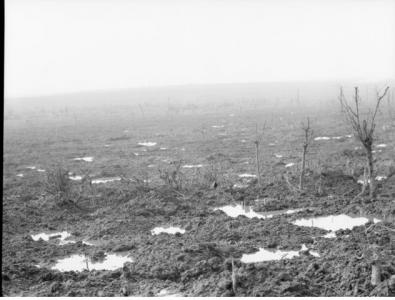 View from Pozieres ridge 1917. Photographer unknown, photograph source AWM E00532