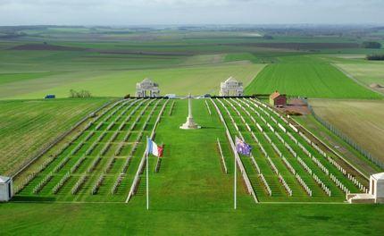 Villers-Bretonneux Military Cemetery.  Photographer unknown, photograph source CWGC