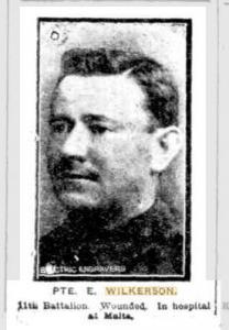 Wilkerson, Ernest. Photo source Sunday Times  1.8.1915 p1