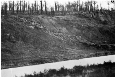 Ypres-Comines Canal near Hollebeke 1917. Photographer unknown, photograph  donated by the Imperial War Museum, source AWM  H15913